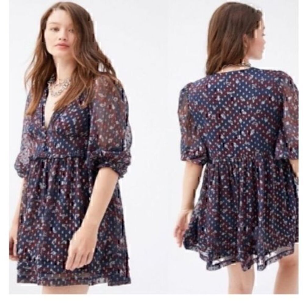 Urban outfitters metallic mini dress SIZE XS